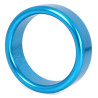 Kiotos Cockring en aluminium Circle 15mm Bleu